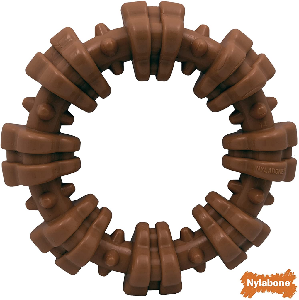Nylabone Power Chew Textured Ring Dog Chew Toy
