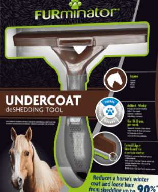 Box of Furminator deShedding-Tool Horse Brush