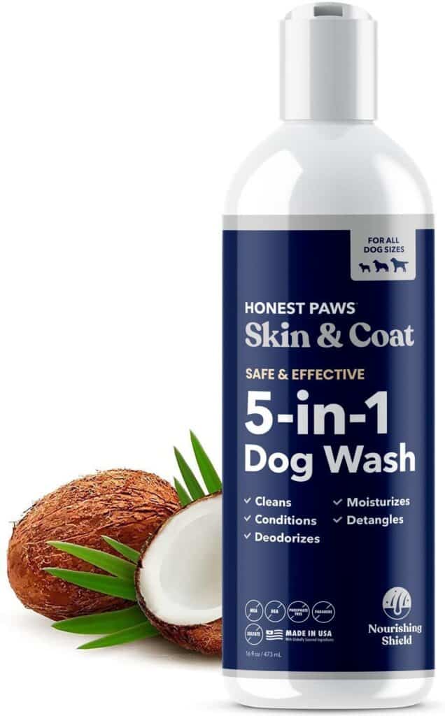 Honest Paws 5-in-1 Oatmeal Shampoo and Conditioner