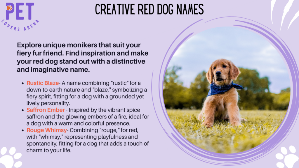 Creative Red Dog Names